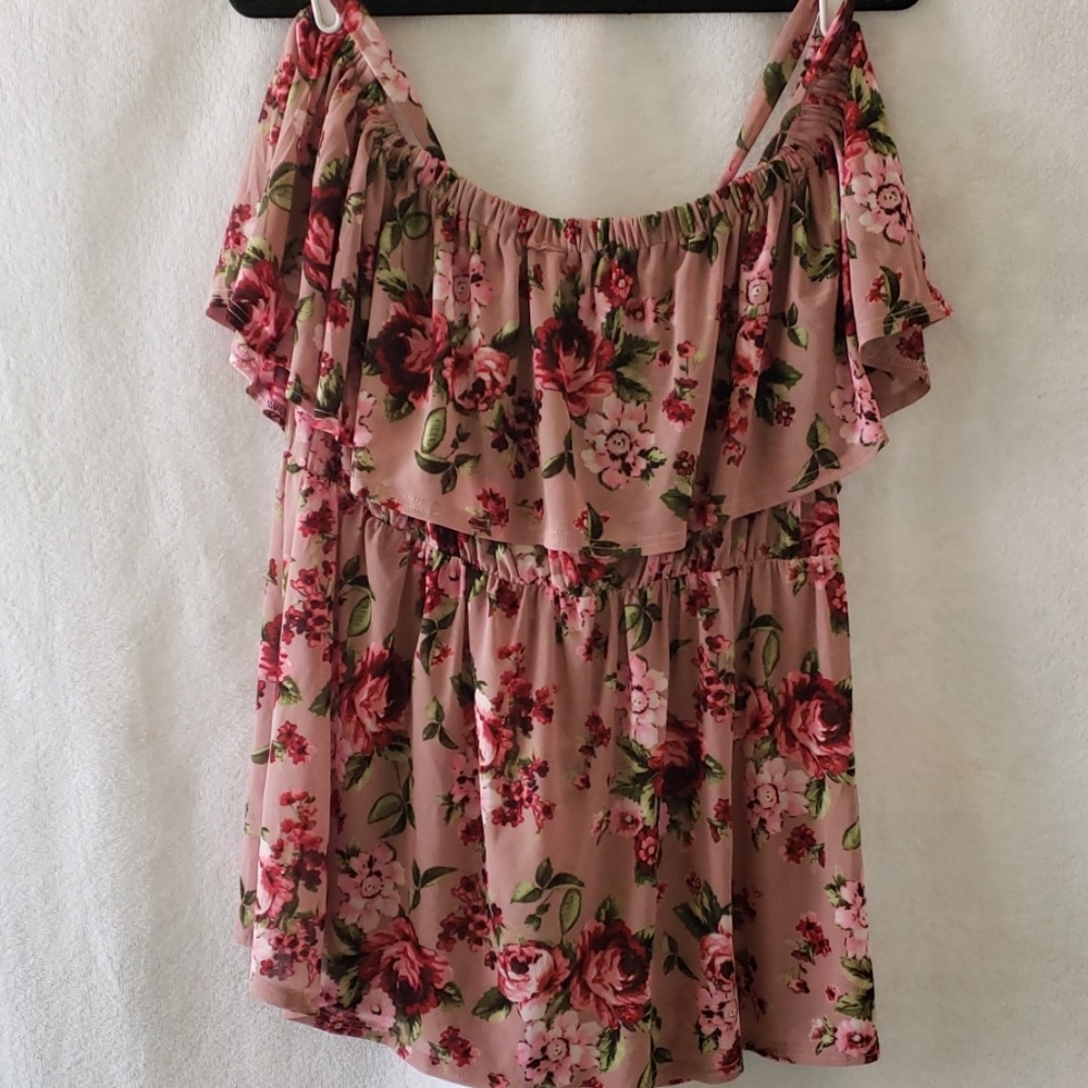 Off the shoulder with straps Empire Top